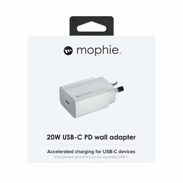 Mophie Power Adapter USB-C 20W PD - White - Accessories